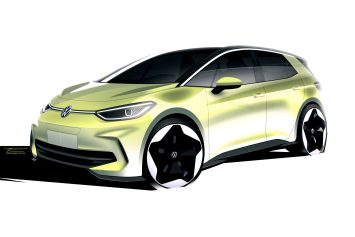 Volkswagen ID.3 Design Sketch Render