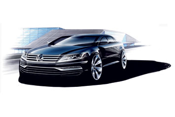 Volkswagen Phaeton Design Sketch