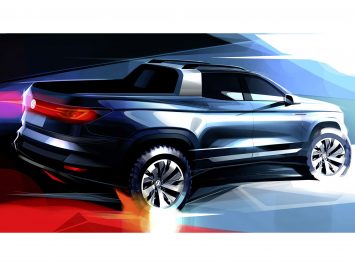 Volkswagen Pickup Concept Design Sketch