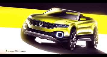 Volkswagen T-Cross Breeze Concept - Design Sketch Render