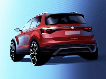 Volkswagen T Cross Design Sketch