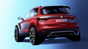 Volkswagen T Cross Design Sketch