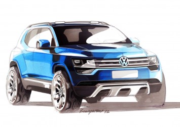 Volkswagen Taigun Concept - Design Sketch