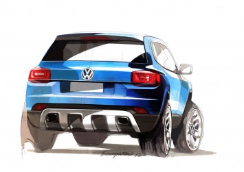 Volkswagen Taigun Concept - Design Sketch