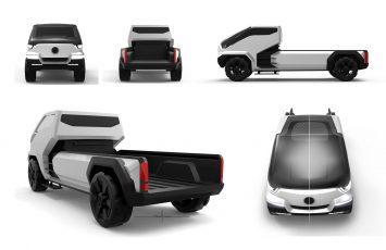 Volkswagen Type 10 PickUp Concept Design Sketch Renders