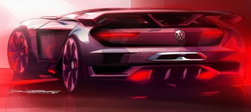 Volkswagen Vision GTI Roadster Concept Gran Turismo - Design Sketch by Domen Rucigaj