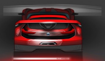 Volkswagen Vision GTI Roadster Concept Gran Turismo - Design Sketch by Malte Hammerbeck