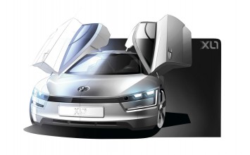 Volkswagen XL1 Concept - Design Sketch