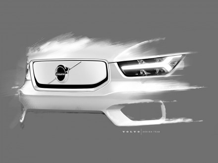 Volvo previews fully electric XC40