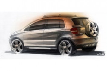 VW Crossfox 2004 design sketch