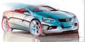 VW Eos Design Sketch