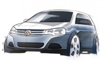 VW Golf Design Sketch