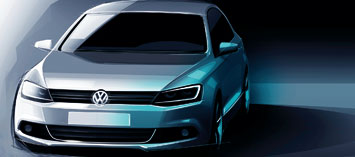 VW Jetta Design Sketch