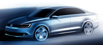 VW Jetta Design Sketch