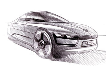 VW L1 Concept design sketch