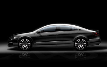 VW Passat CC Design Sketch