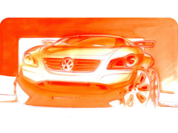 VW Tiguan Design Sketch