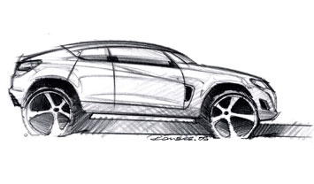 VW Tiguan Design Sketches