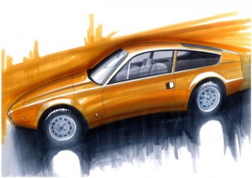 Zagato Design Sketch by Michele Leonello