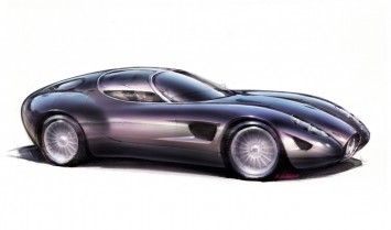 Zagato Maserati Mostro Concept - Design Sketch