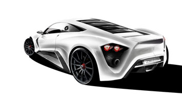 Zenvo ST1 Design Sketch