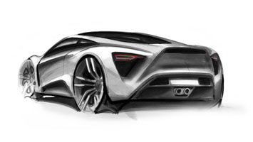 Zenvo ST1 Design Sketch